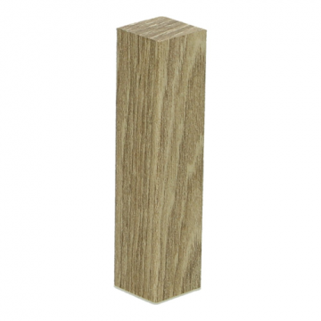 Hoek/Eindstuk 17x73mm Licht Eiken Geolied (4 stuks) - 27566