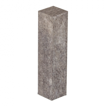 Hoek/Eindstuk 17x73mm Roestbruin (4 stuks) - 27599