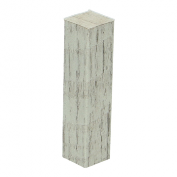 Hoek/Eindstuk 17x73mm Castle Oak Light (4 stuks) - 27611