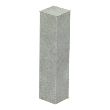 Hoek/Eindstuk 17x73mm Jazz Grey (4 stuks) - 27620