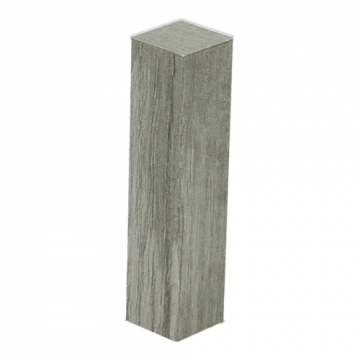 Hoek/Eindstuk 17x73mm Country Oak Grey (4 stuks) - 27624