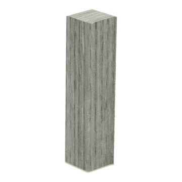 Hoek/Eindstuk 17x73mm Mountain Oak Grey (4 stuks) - 27626