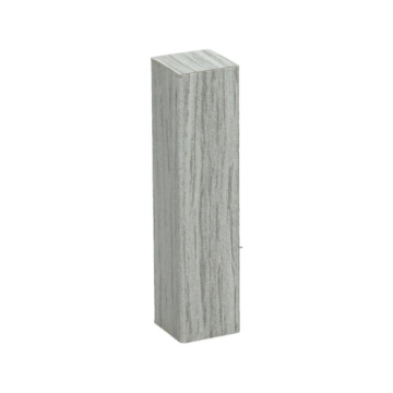 Hoek/Eindstuk 17x73mm Eiken Wit Grijs (4 stuks) - 27642