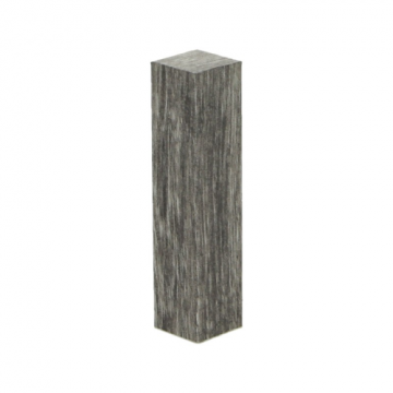Hoek/Eindstuk 17x73mm Eiken Salmiak Grijs (4 stuks) - 27685