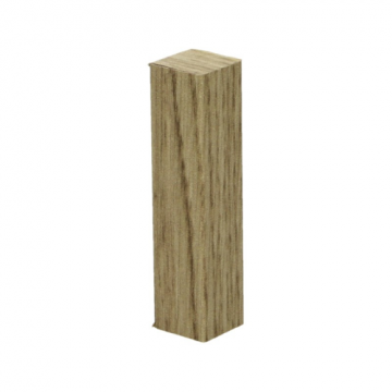 Hoek/Eindstuk 17x73mm Eiken Geborsteld (4 stuks) - 27686