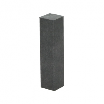 Hoek/Eindstuk 17x73mm Leem Donker (4 stuks) - 27688