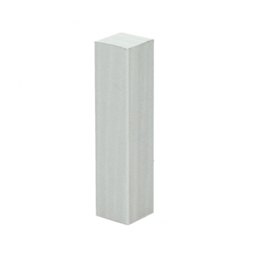 Hoek/Eindstuk 17x73mm Eiken Wit Gelakt (4 stuks) - 27691