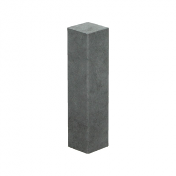Hoek/Eindstuk 17x73mm Beton Grijs (4 stuks) - 27693