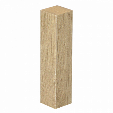 Hoek/Eindstuk 17x73mm Eiken Warm (4 stuks) - 27427