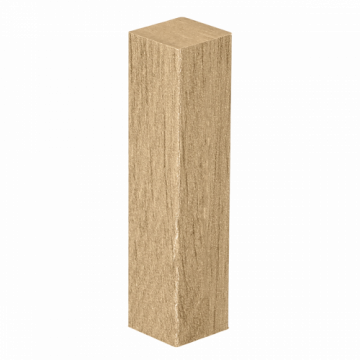 Hoek/Eindstuk 17x73mm Stralende Eik (4 stuks) - 27436