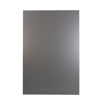 Spatwand Aluminium Composiet Black Silver 120x80cm 1310003
