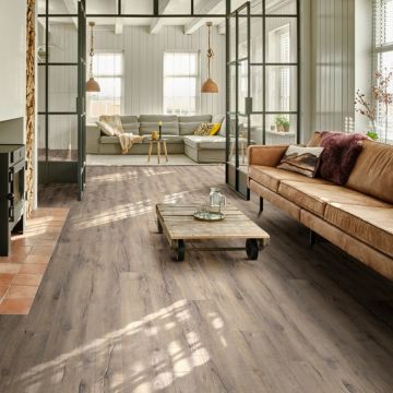 Moduleo LayRed Wood XL Mountain Oak 56869 Incl. geïntegreerde 10dB ondervloer Rigid Click PVC + GRATIS PLINTEN*