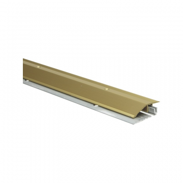 Overgangsprofiel Kuberit Schroef 7-15mm Goud  90cm - 56424