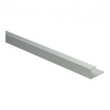 U-profiel verlijmen 15.6mm Zilver 270cm - 61415