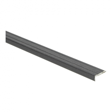 Hoeklijnprofiel zelfklevend 10x24,5mm Wengé Zwart - 63075