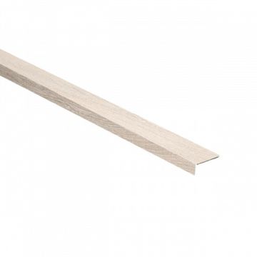 Hoeklijnprofiel zelfklevend 10x24,5mm Naturel eik vergrijsd - 63195