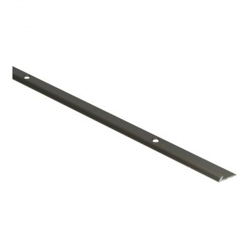 Eindprofiel 4mm voor 3mm PVC schroef Zilver 250cm - 65395