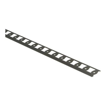 In-egaliseer eindprofiel tot 4.5mm PVC schroef Brons 250cm - 65466