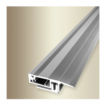Eind-en afwerkprofiel met kabelgoot 7-16mm RVS - 66155