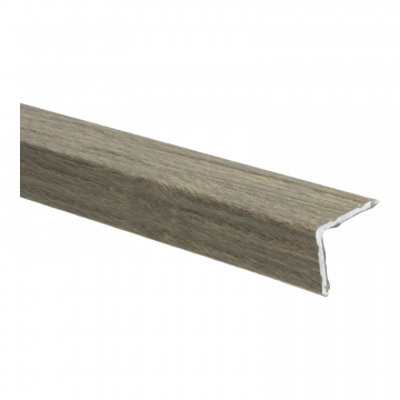 Duo-Hoeklijnprofiel zelfklevend 24,5x30mm Oud eiken mat geolied - 67002