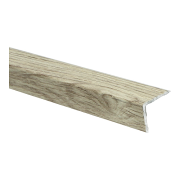 Duo-Hoeklijnprofiel zelfklevend 24,5x30mm Gezandstraalde Eik Natuur - 67156