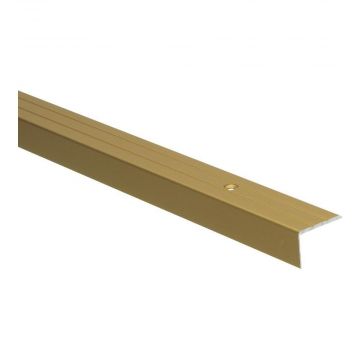 Hoeklijnprofiel schroef 17mm Goud 270cm - 69326