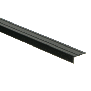 Hoeklijnprofiel zelfklevend 10mm Mat Zwart 300cm - 69584