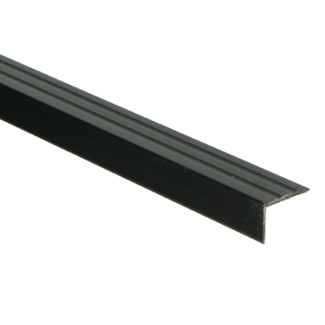 Hoeklijnprofiel zelfklevend 17mm Mat Zwart 100cm - 69577