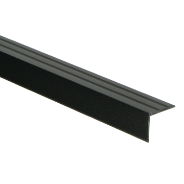 Hoeklijnprofiel zelfklevend 20mm Mat Zwart 100cm - 69579
