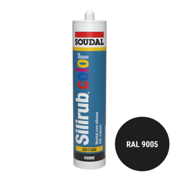 Siliconenkit 300ml Diepzwart RAL9005 - 84037