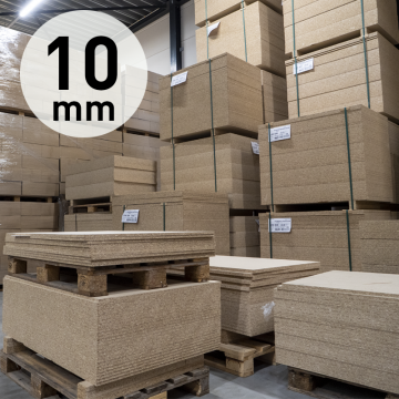 Spaanplaat ondervloer platen 10mm dik 125x83cm (geschuurd) - 86607