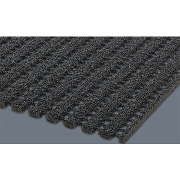 Buitenmat Derby Basalt Antislip 120cm breed - 969002