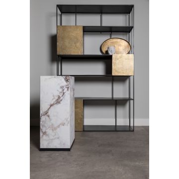 Hebeta Montinique PVC Tegel Vierkant Beton Design Bruin/Grijs 38211