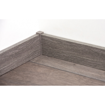 Rechte MDF blokplint 14x70mm met decorfolie 244cm