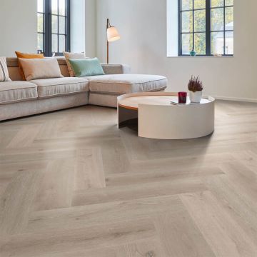 COREtec Essentials LVRH 2471 Texas Oak WPC Rigid Core Click Visgraat PVC met 10dB vaste ondervloer - Incl. GRATIS plinten*