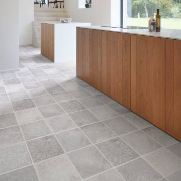 COREtec Essentials Tile++ Rabat LVT 1790 WPC Rigid Core Click PVC  met 10dB vaste ondervloer - Incl. GRATIS plinten*