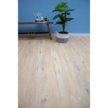 VecoFloors Bruin Licht Geborsteld Eiken Rigid Click PVC A0001268 ACTIE OP=OP