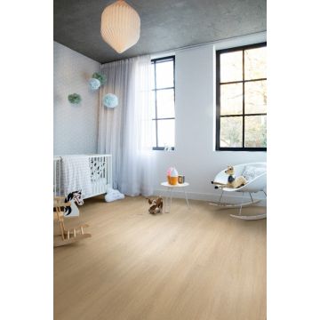 QuickStep Alpha Pure Eik Blos Medium plank AVMP40097 Rigid Core Click PVC  - INCL. GRATIS PLINTEN*