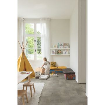 QuickStep Alpha Beton Rots Tegel AVST40234 Rigid Core Click PVC  - INCL. GRATIS PLINTEN*