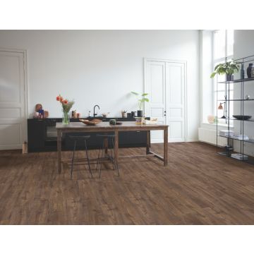 QuickStep Alpha PVC Bloom Herfstchocoladebruine Eik 5+1mm AVMPU40199 Rigid Click PVC (incl. vaste 10dB ondervloer)