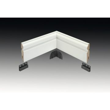 Vochtwerende folie Prefab binnenhoek Clip Klassiek Exclusief 18x75mm Wit - 0109510