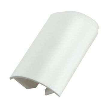 Kunststof buitenhoek (2 stuks) Kraal De Luxe 18x75mm Wit - 0108370