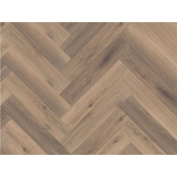Ambiant Marquant Visgraat Laminaat 8mm Eiken Licht Bruin 4V  BE- 3766