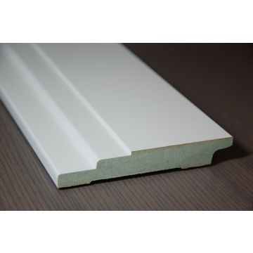 Dubbele trap Plint 18x190mm Vochtwerend MDF Houston