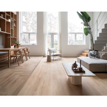 PVC vloer Hebeta Montinique Clermont XL Plank Naturel eiken gerookt 54821