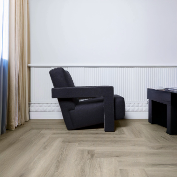 Hebeta Montinique Rigid Click PVC Progress Visgraat XL Eiken naturel Incl. vaste ondervloer 57817