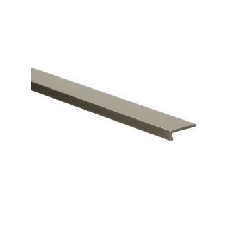 Hoeklijnprofiel zelfklevend 4mm RVS 300cm - 69563