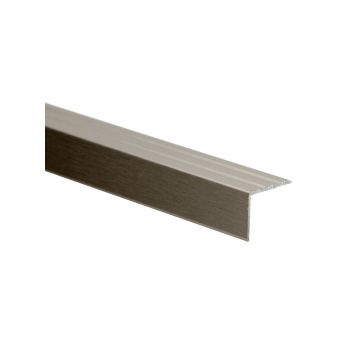 Hoeklijnprofiel zelfklevend 20mm RVS geborsteld 100cm - 69207