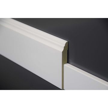 Curve overzetplint 25x120mm Vochtwerende MDF Kreta