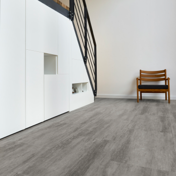 COREtec Essentials Tile Weathered Concrete LVT 1803